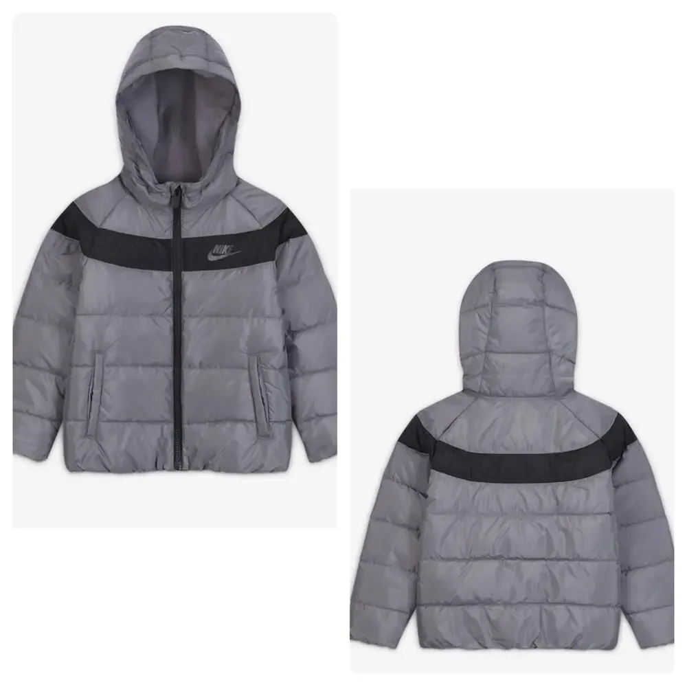 Nike NSW Filled Jacket in Gun Smoke